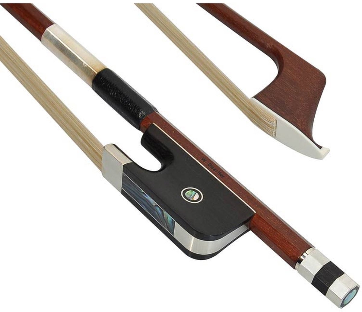 Dörfler DBF10 contrabas strijkstok, 3/4, French style, brazil wood, achthoek