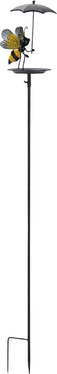 Dekoratief | Tuinprikker bijtje m/paraplu, metaal, 19x19x135cm | A250030