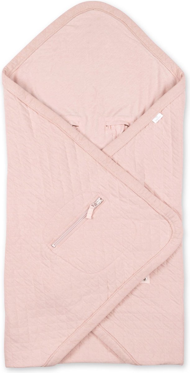 BEMINI Voetenzak - Biside 0-12m - Licht gewatteerd - Blush