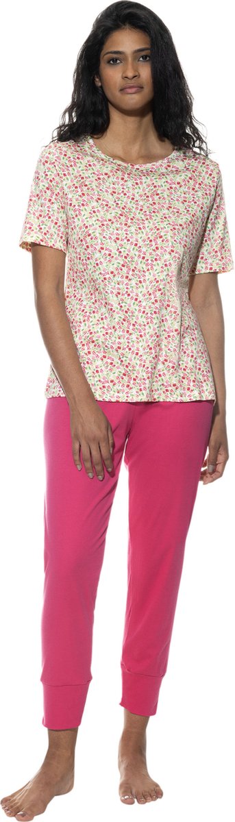 Mey Female - Pyjama 7/8-lang Serie Petites Fleurs Pistachio Cream