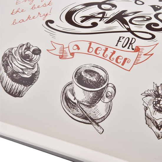 Cookini Vintage Broodtrommel - Retro bewaartrommel voor de keuken - Metaal