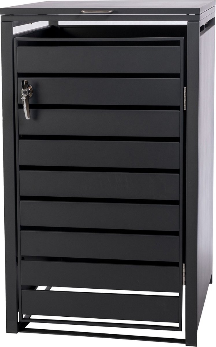 TuinChamp Containerberging staal enkel - Kliko ombouw - Containerkast - Container box voor buiten - Kliko ombouw voor 1 container