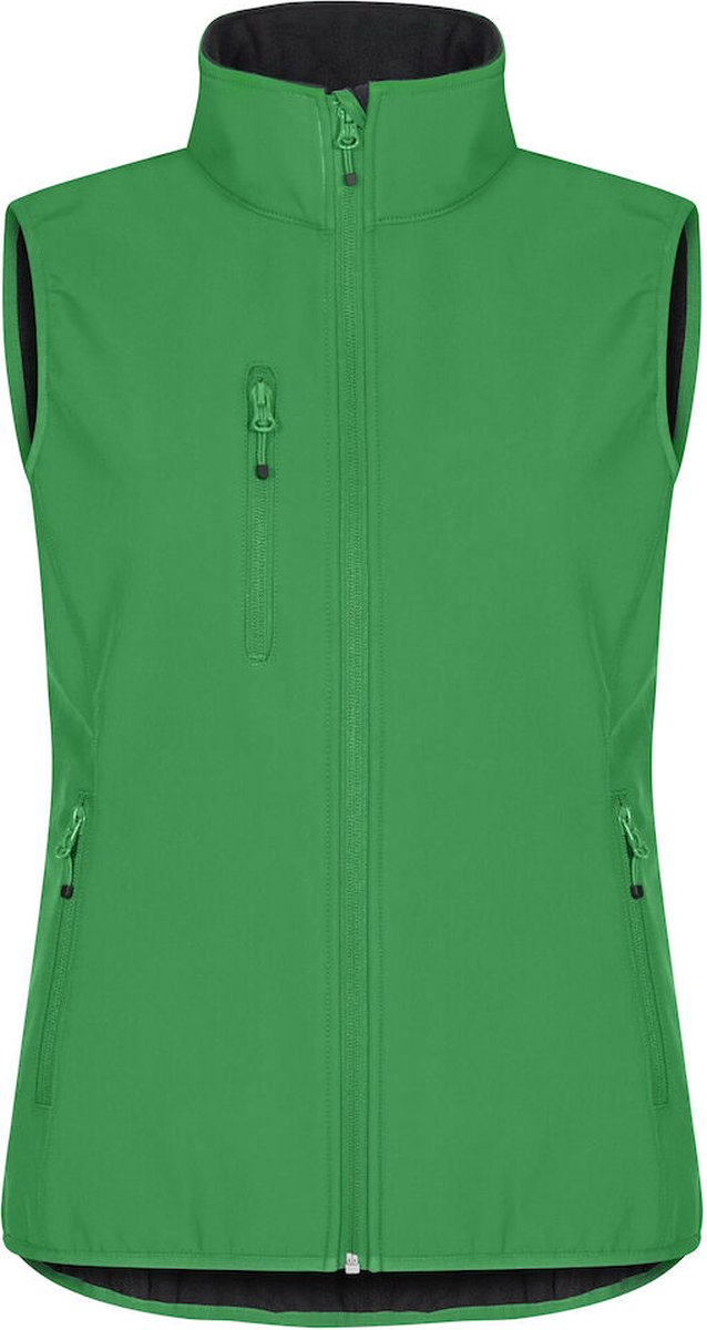 Clique Classic Softshell Vest Women 0200916 - Appelgroen - 40/L