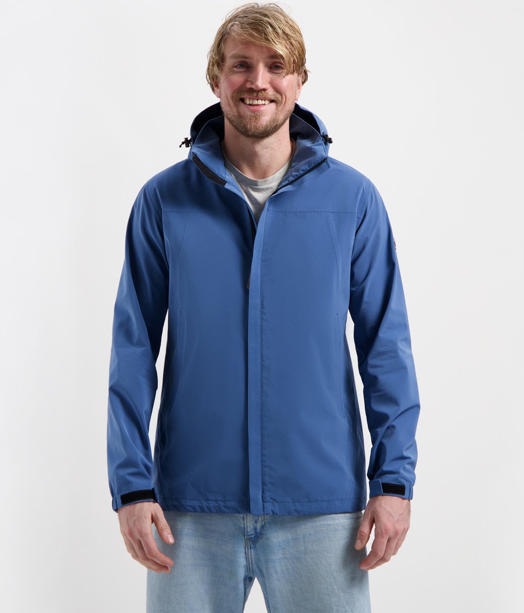 Travelin' Aron Heren - Hardshell Jas - Waterdicht - Blauw