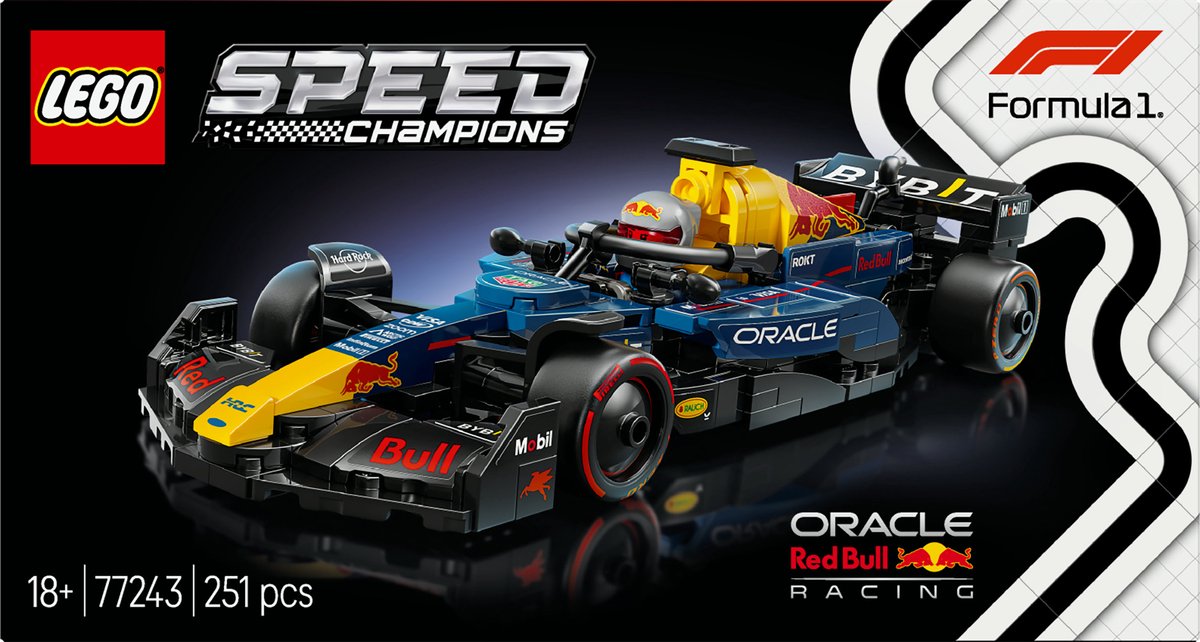 LEGO Speed Champions Oracle Red Bull Racing RB20 F1 Auto Set - 77243 — afbeelding 15