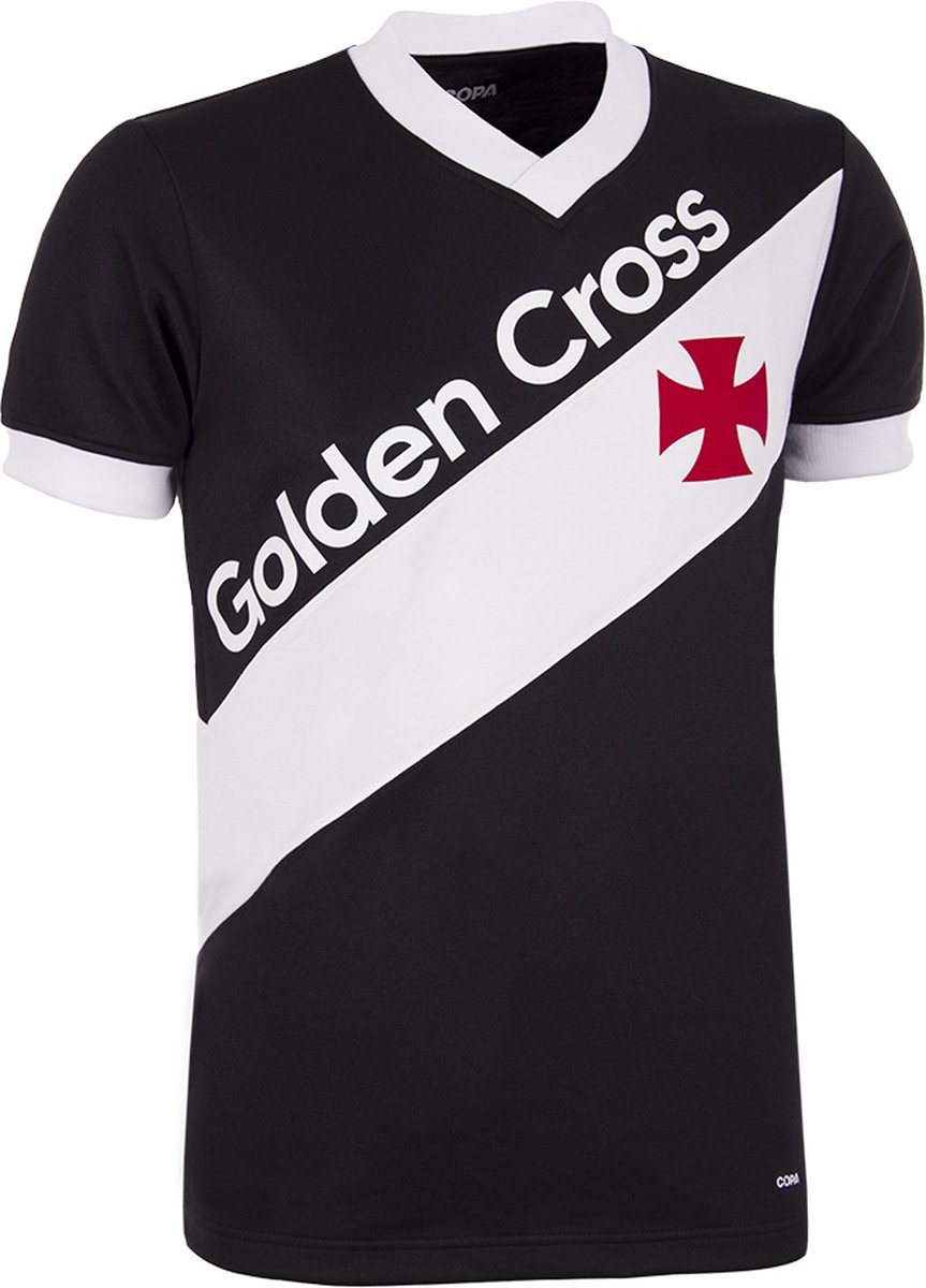 COPA - Vasco da Gama 1985 Retro Voetbalshirt - Heren - Zwart - S