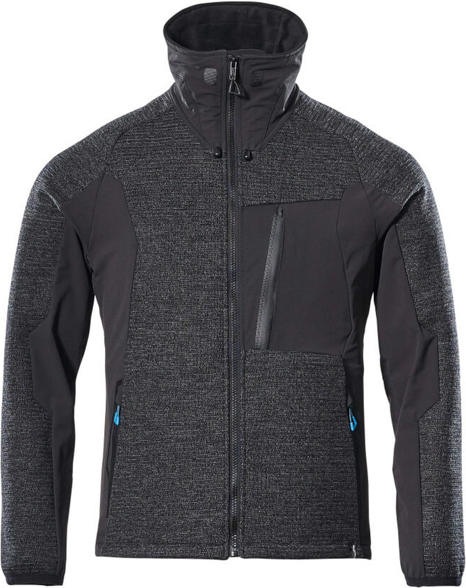 Mascot Advanced Gebreid jas met rits 17105-309 Zwart