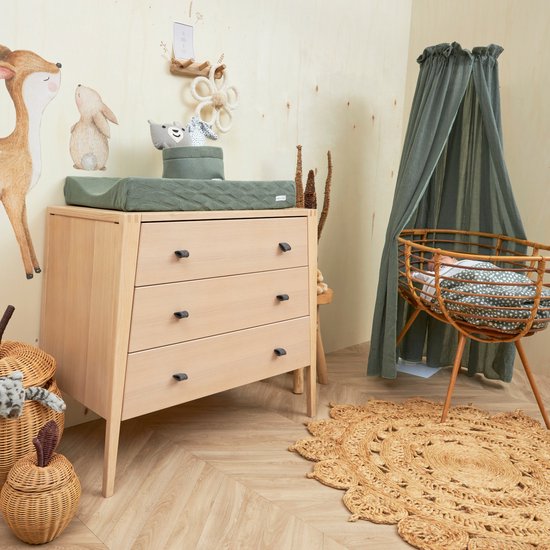 Meyco Baby Uni sluier - forest green — afbeelding 3