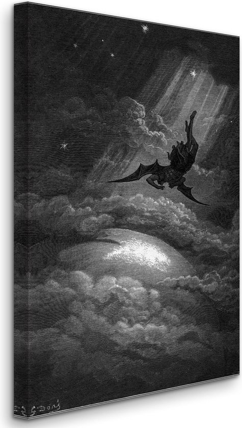 Gustave Doré - Satan in Paradise Lost - Satan in Verloren Paradijs - 3:2