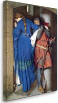 Frederic William Burton - La rencontre dans l'escalier de la tourelle - La rencontre dans l'escalier de la tourelle (1864) - 3:2