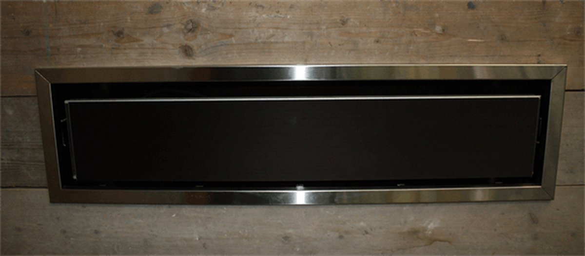 Heatstrip Recessed Mounting Frame Flushmount for Design 3200W - Stainless Steel