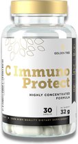 Golden Tree Vitamine C - 1000mg - Hoge dosering vitamine C - Ondersteuning van je weerstand - 30 capsules