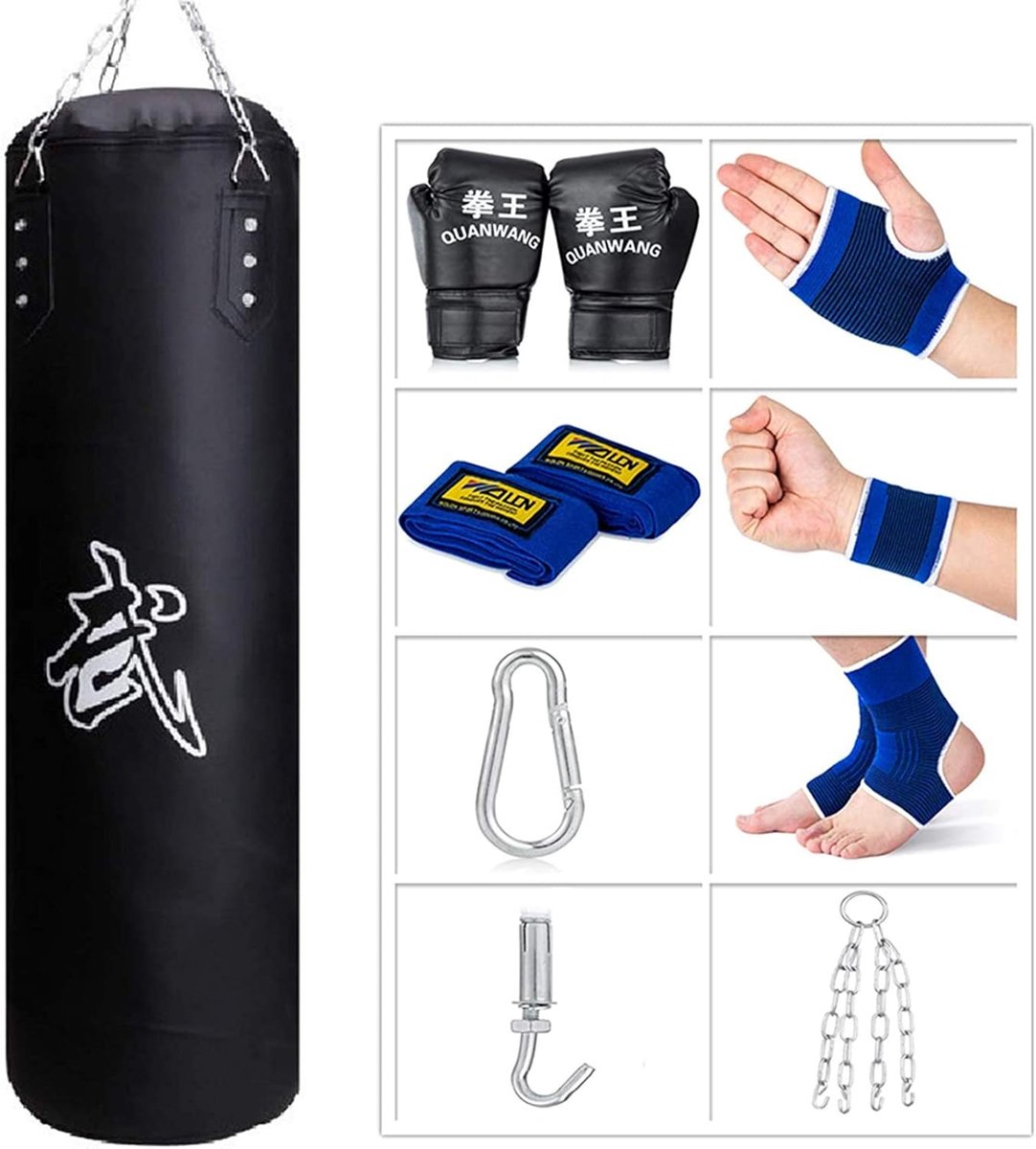 Hangende Bokszak voor Thuis Fitness - Compleet Boksset met Handschoenen en Accessoires