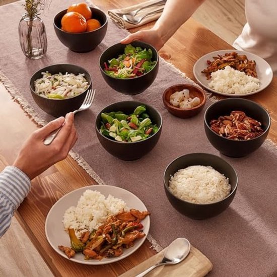 Lot De 4 Bols à Soupe En Céramique – Colorés, Passe Au Micro-ondes Et Lave-vaisselle