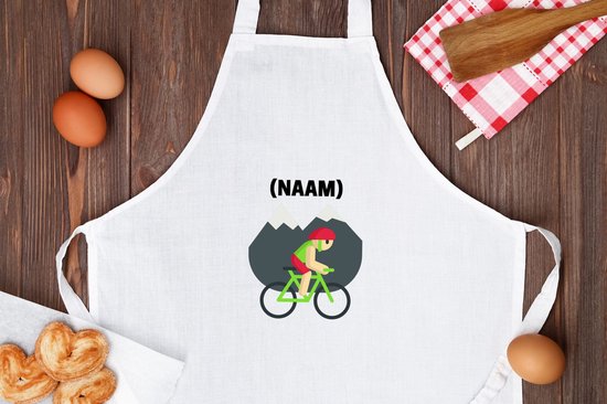 Akyol - VTT avec eigen naam Tablier de cuisine - Sport - VTTiste - sport - 82 par 71 cm