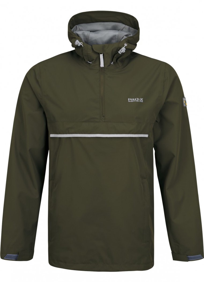 Dark heren regenjas Dani van Pro-X Elements Groen