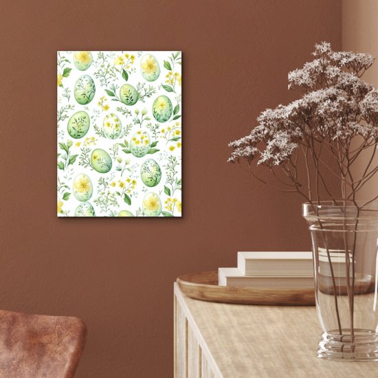 Tableau aluminium 30x40 cm - Décoration murale métal - Motif - Vert - Oeufs - Décoration murale métal salon - Décoration industrielle - Photo sur dibond - Accessoires industriels chambre