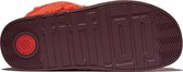 Bottes pour femmes à lacets FitFlop Gen-FF X Roksanda Curly-Shearling ROUGE - Taille 37