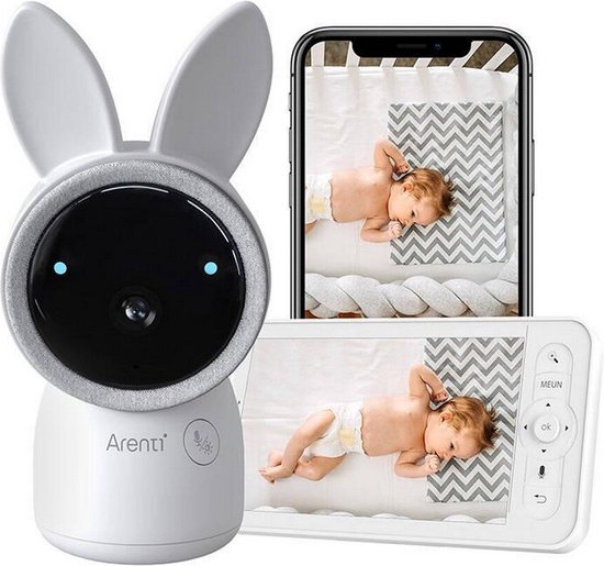 Arenti AInanny Kit Plus Babyfoon met Camera Wit - Arenti - €83,95