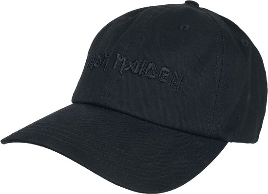 Iron Maiden Logo Heren Cap - zwart - Standard