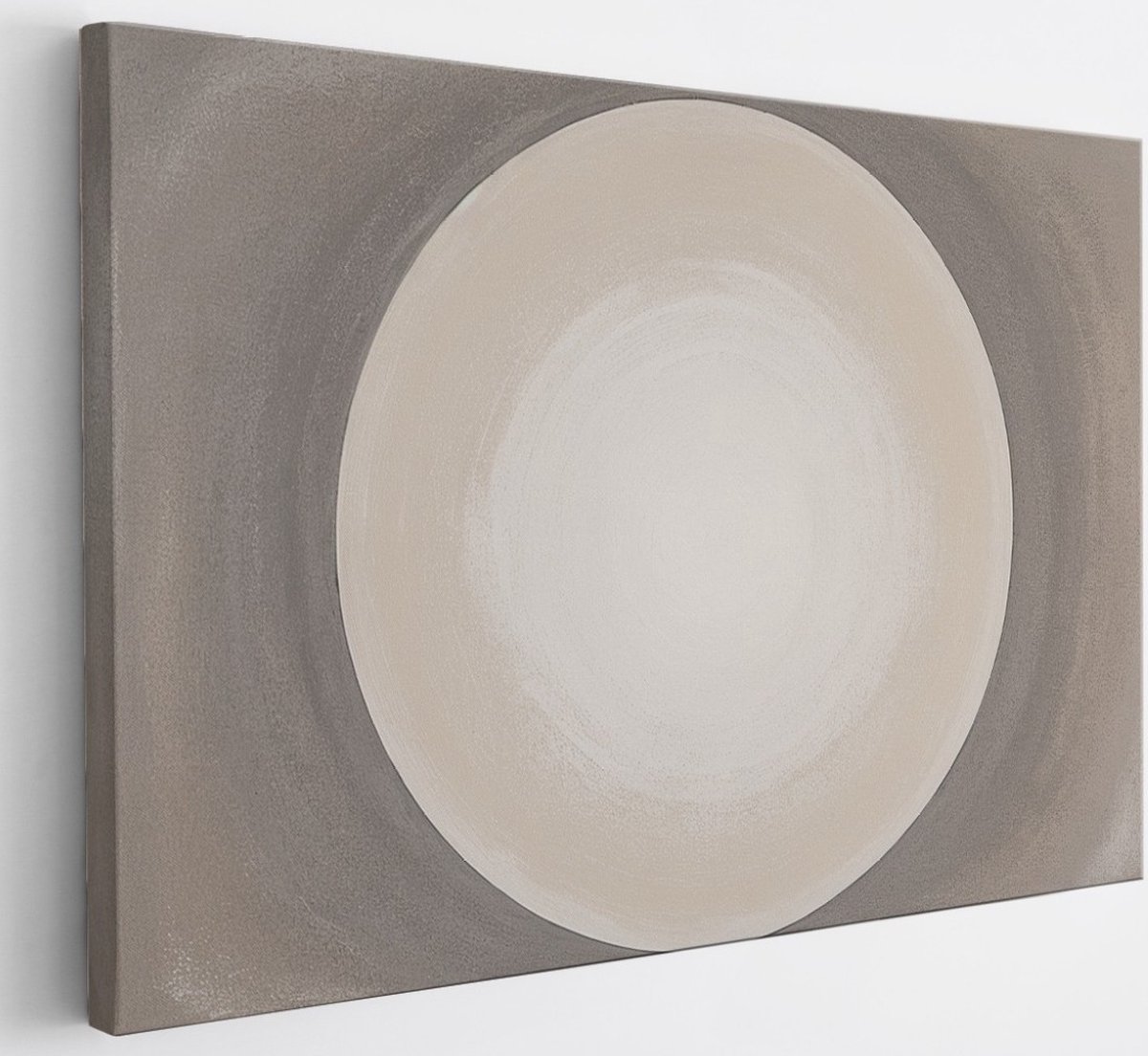 Saammp Canvas Schilderij - Cirkel - Abstract - 90x60 - Foto op canvas - Wanddecoratie - Muurdecoratie Woonkamer - Slaapkamer decoratie - Canvas Print Multicolor