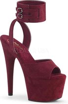 Pleaser Hoge hakken -37 Shoes- ADORE-791FS Bordeaux rood