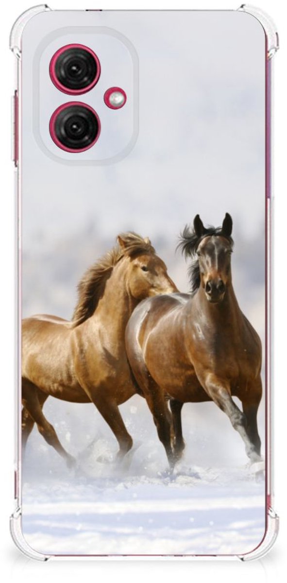 Motorola Moto G55 Case Anti-shock Paarden