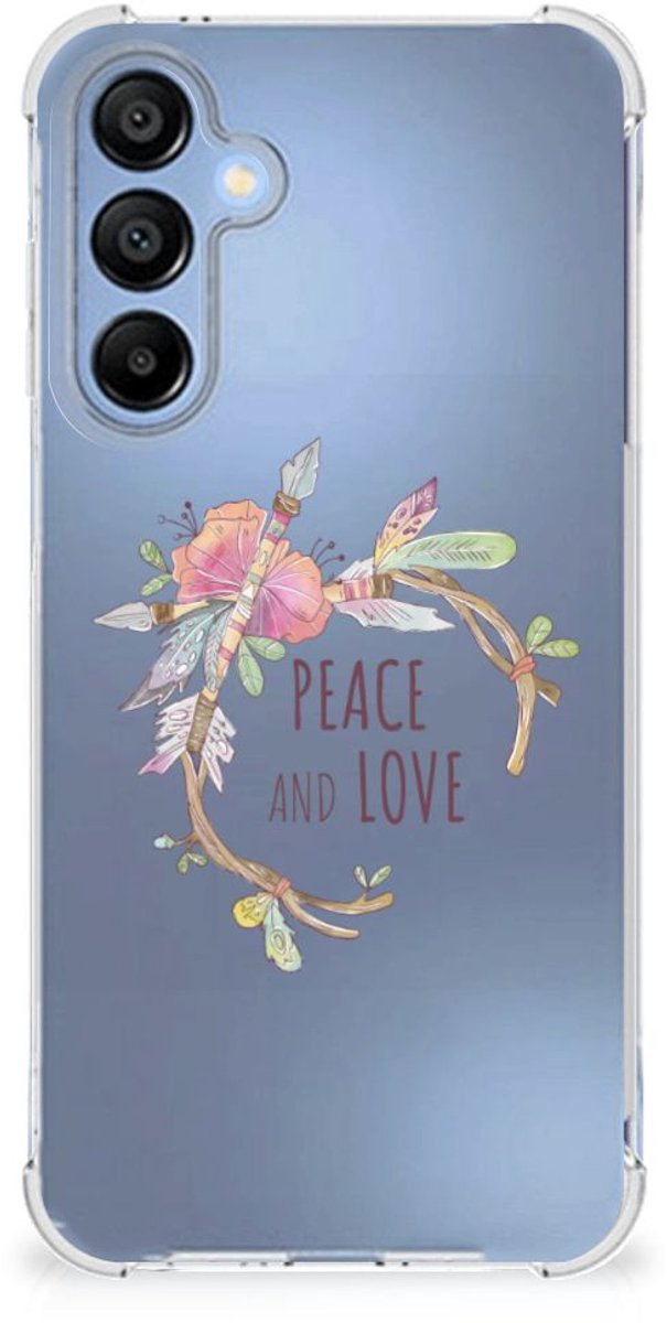 Samsung Galaxy A16 Stevig Bumper Hoesje Boho Text
