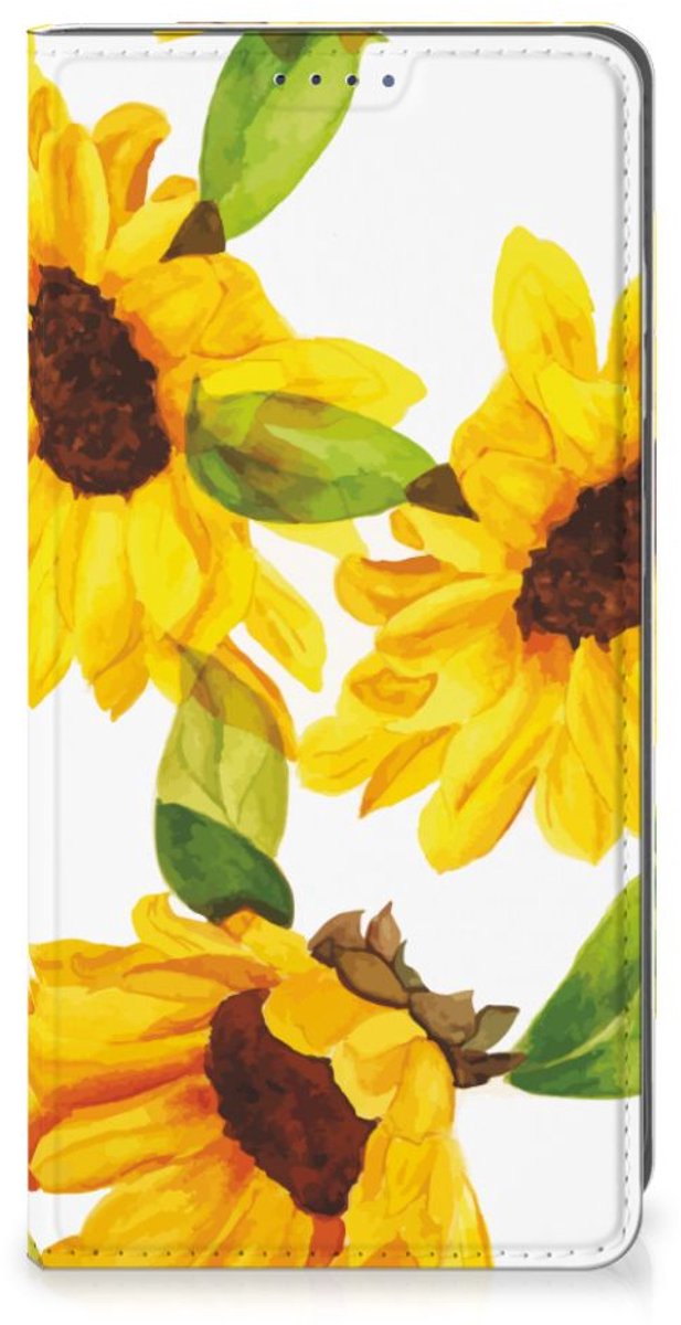 Smart Cover voor Samsung Galaxy S25 Zonnebloemen