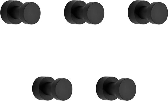 Fuxxer 10 x klassieke wandhaken van ijzer, garderobe- en keukenhaken, vintage design, wit