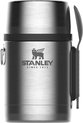 Bouteille thermos en pot alimentaire tout-en-un Stanley The en acier inoxydable avec cuillère - 530 ml - Acier inoxydable