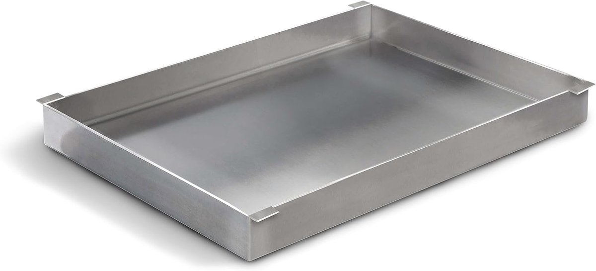Roestvrijstalen Grillpan voor Gasgrill BBQ - Plancha en Grillplaat Accessoire