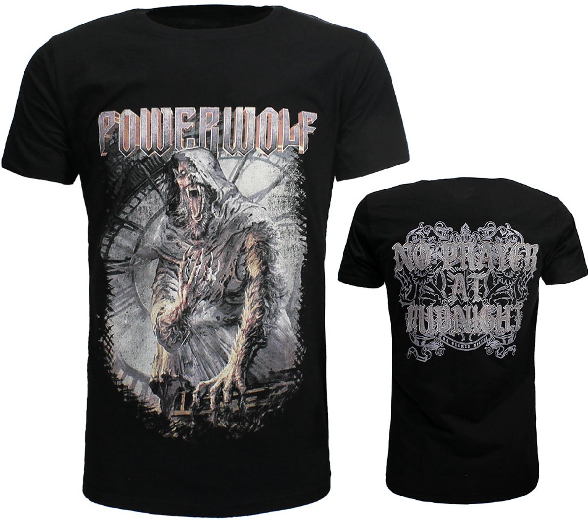 Powerwolf No Prayer At Midnight T-Shirt - Officiële Merchandise - XL