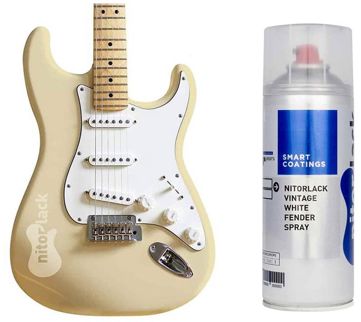 NitorLACK N250728160 Nitrocellulose Lak Aged Vintage White 400ml Spuitbus
