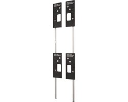 Wovar Freesmal scharnieren set 76 x 76 mm | 4 delig