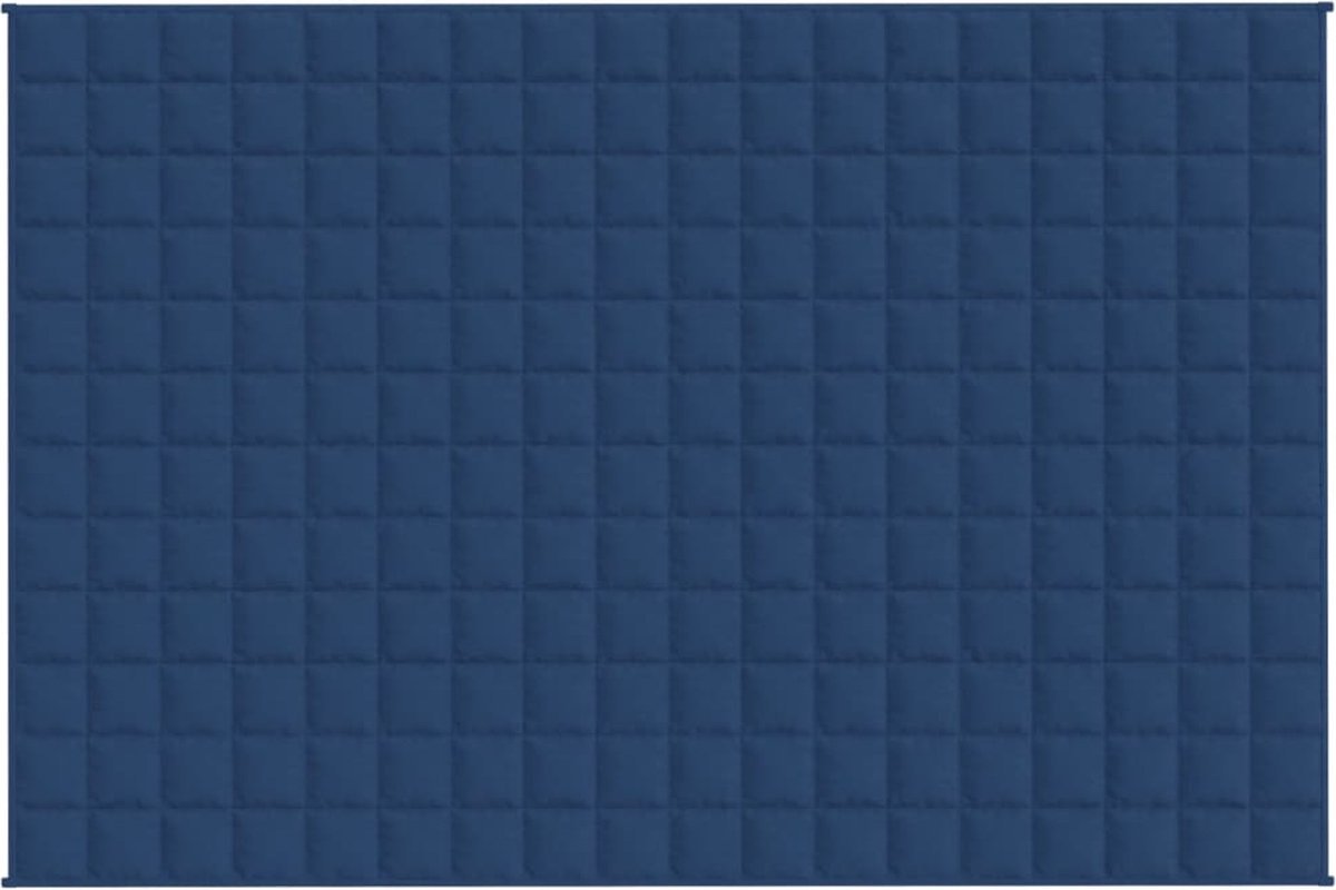 vidaXL - Verzwaringsdeken - 122x183 - cm - 5 - kg - stof - blauw