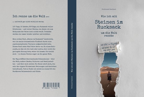 Wie ich mit Steinen im Rucksack um die Welt rannte - cover