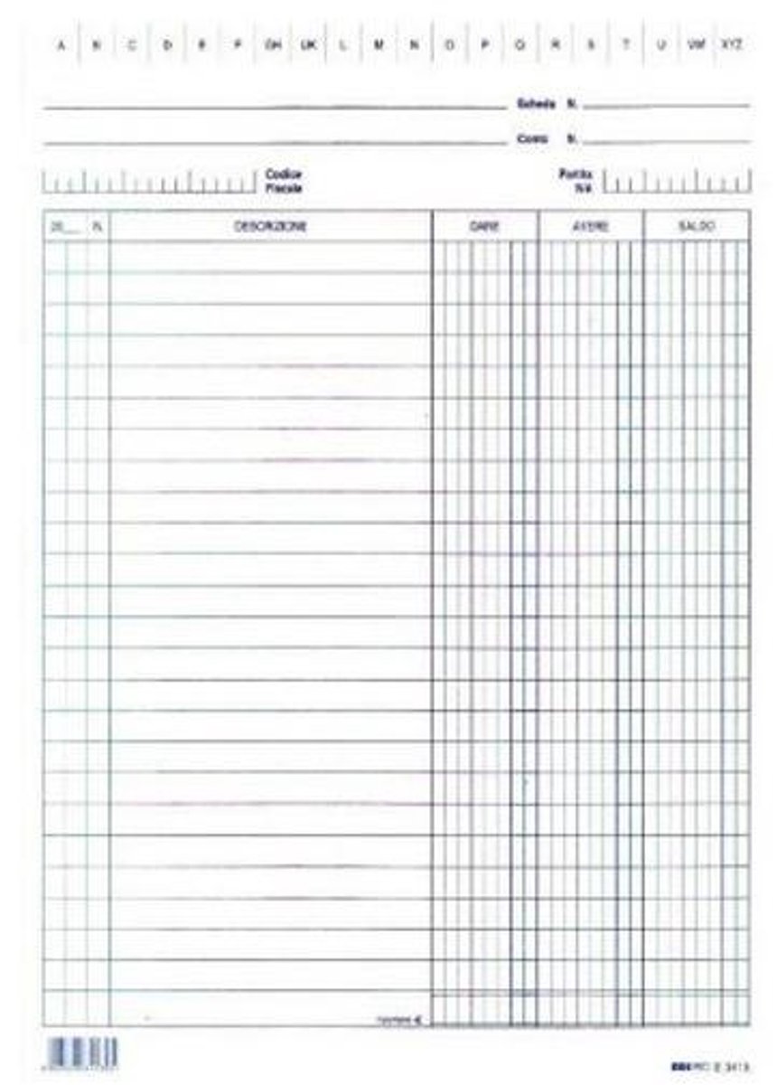Edipro E3413BL accountantformulier & -boek