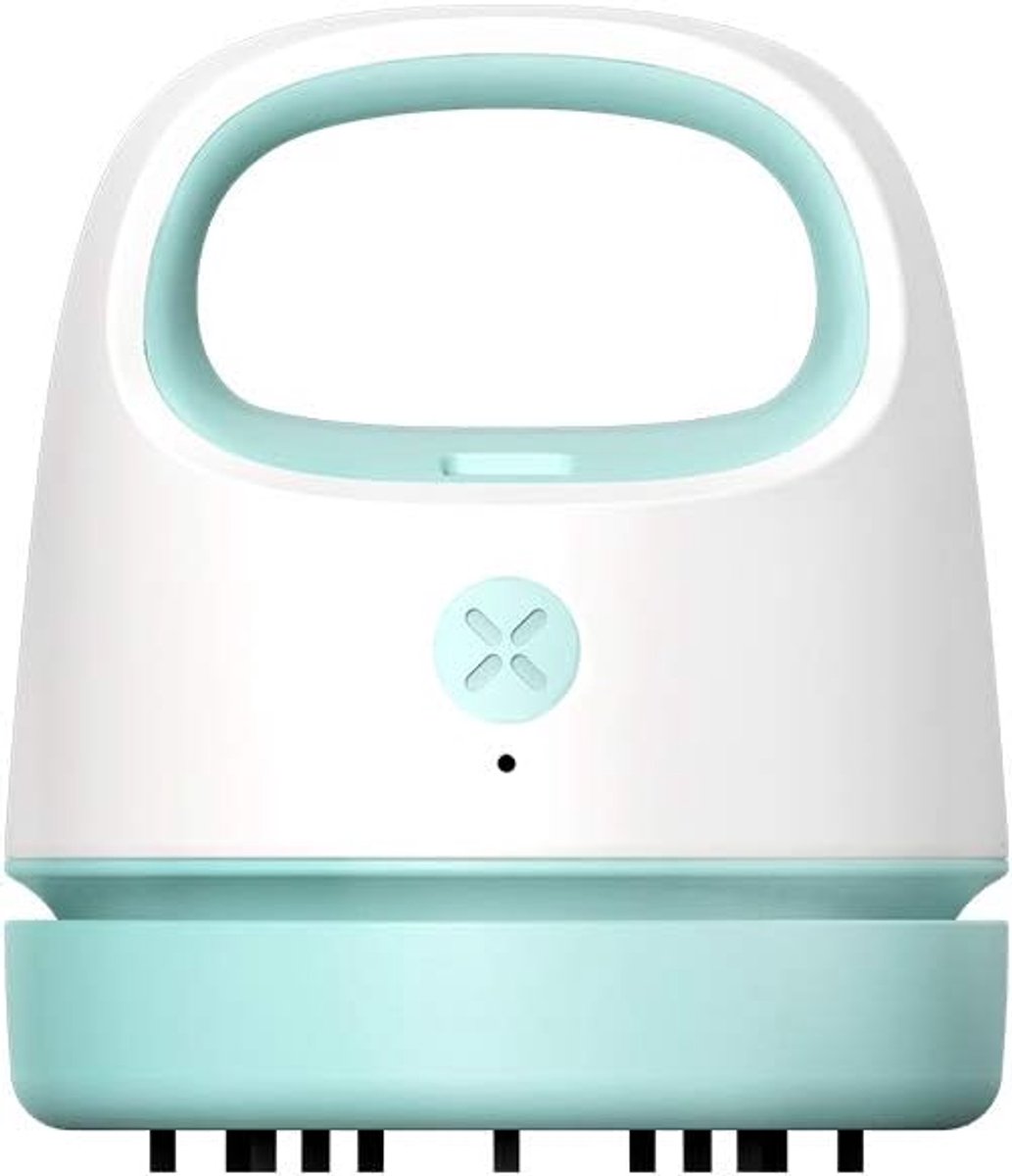 Draagbare Mini-Stofzuiger voor Tafel - USB Oplaadbaar, Draadloos en 360 Graden Draaibaar