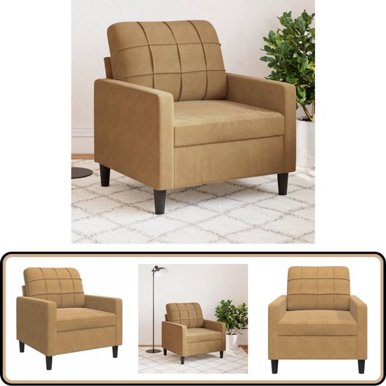 Leon Scott Fauteuil 63x76x80 cm fluweel geel