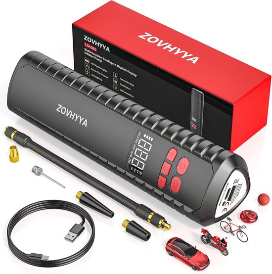 Vinabo Draagbare auto-luchtcompressor, 150 psi, mini-compressor