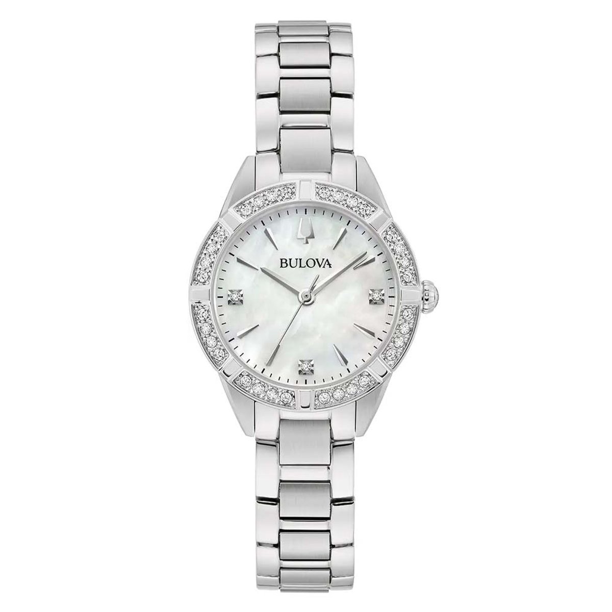 Bulova Sutton Petite 96R253 Horloge - Staal - Zilverkleurig - Ø 28 mm