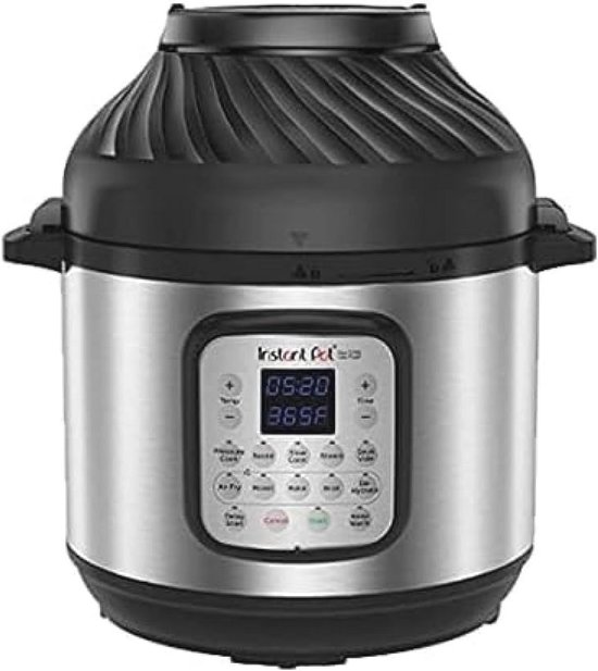 11in1 Elektrische Multikoker en Heteluchtfriteuse 5,7 L Snelkookpan, Slowcooker,... bol