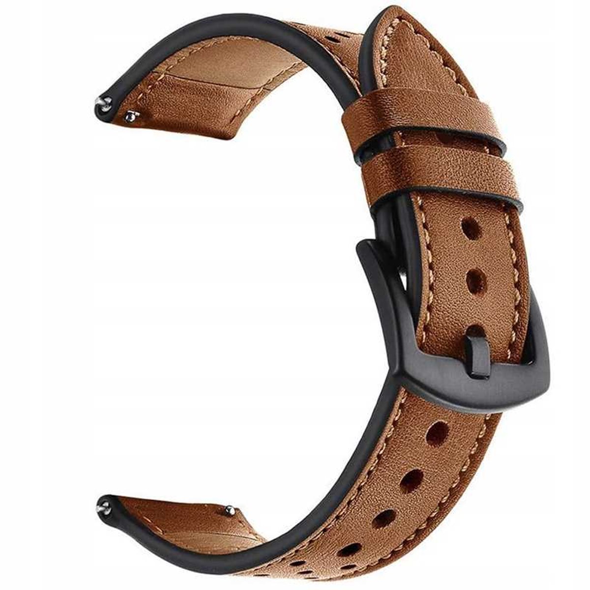 Spacecase Elegance Horlogeband 22 Mm Bruin Leer