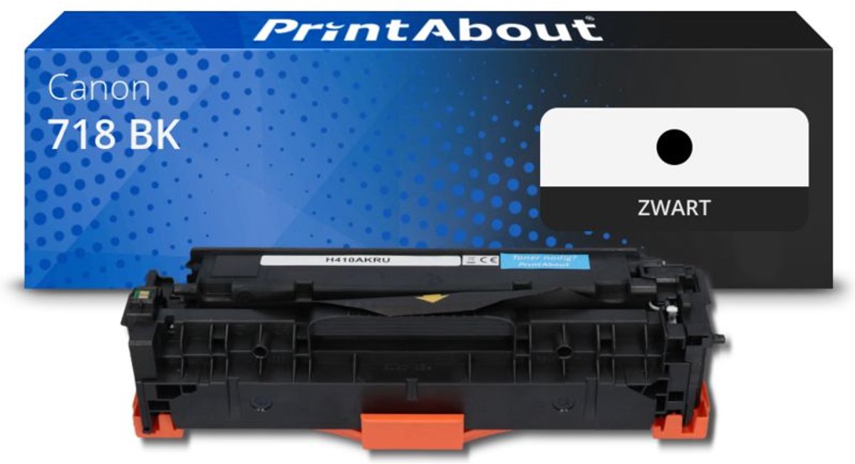 PrintAbout - Alternatief voor de Canon 718 BK / zwart