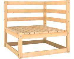 vidaXL 11-delige Loungeset met antraciet kussens Loungebank - Tuinmeubilair - Palletstellen - Lounge Set - Hout