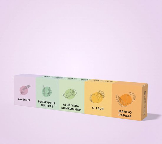 Shampoo Bars Proefpakket voor Droog Haar