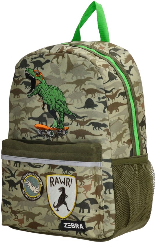 Zebra Trends Boys Rugzak 13,3 inch (29,4x16,6 cm.) - Dinosaurus print