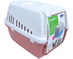 Savic Reismand Trotter Earth Roze - Wit 49 x 33 x 30 cm