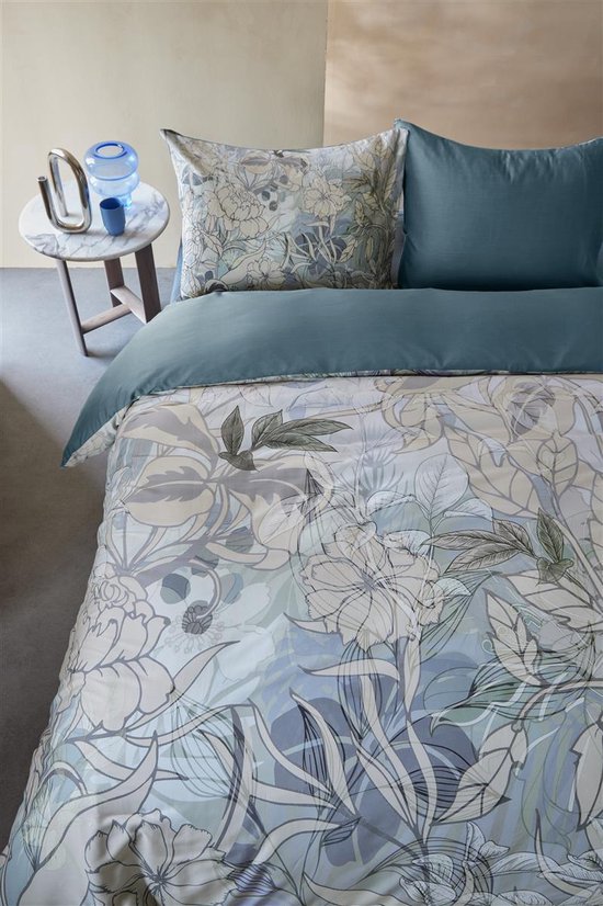 Kardol Nobile dekbedovertrek - Lits-Jumeaux - 240x200/220 - Blauw Grijs van Kardol — afbeelding 4
